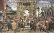 Sandro Botticelli Punishment of the Rebels (mk36) oil painting